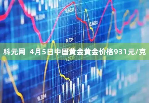 科元网  4月5日中国黄金黄金价格931元/克